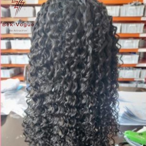 12" Peruvian Deep Wave 13x4 Transparent Lace - Picture 3 of 4